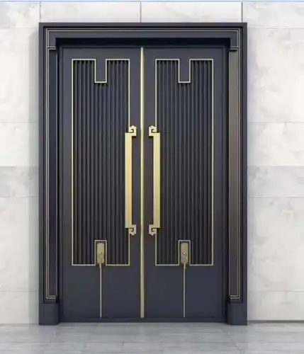 新中式门定制新中式住宅入口大门厂家新中式别墅大门价格