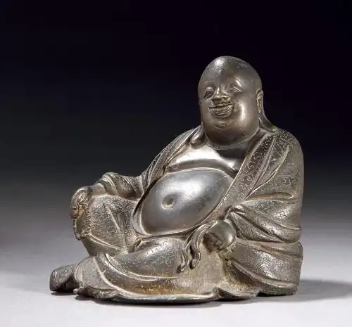 2269 清早期 铜弥勒像