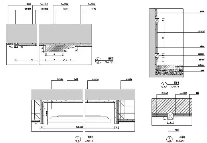 [上海]混搭风格餐厅设计施工图(附效果图)
