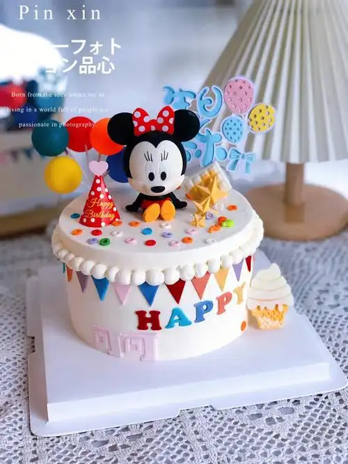 6寸米奇蛋糕周岁蛋糕
