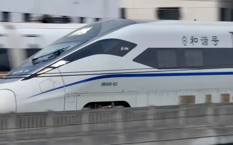 沪宁城际,重联crh380d 1523 1573担当的g7056次列车通过观景新村