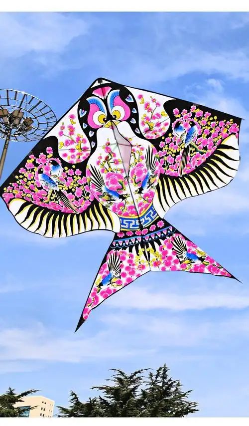 2022新款传统成人烫金沙燕大风筝特大微风易飞小孩初学者大型燕子风筝