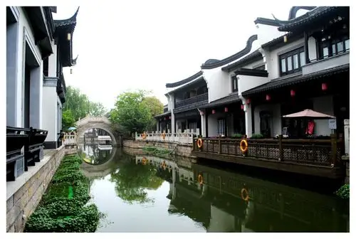 一幅江南全新古建筑经典画卷