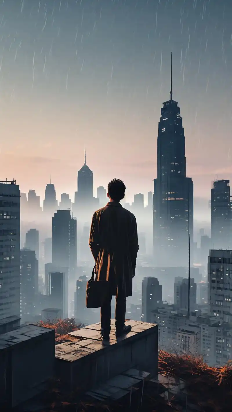 这组伤感男人壁纸,将心酸与苦楚融入每一个细节,仿佛每一刻都在诉说着