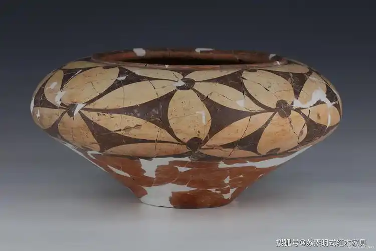 彩陶盆庙底沟文化湖北省枣阳市雕龙碑遗址出土中国社会科学院考古研究