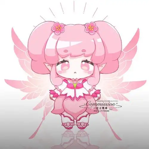 q版人物  #小花仙精灵王  #小花仙 #桃花精灵王红雨  #棉花娃娃