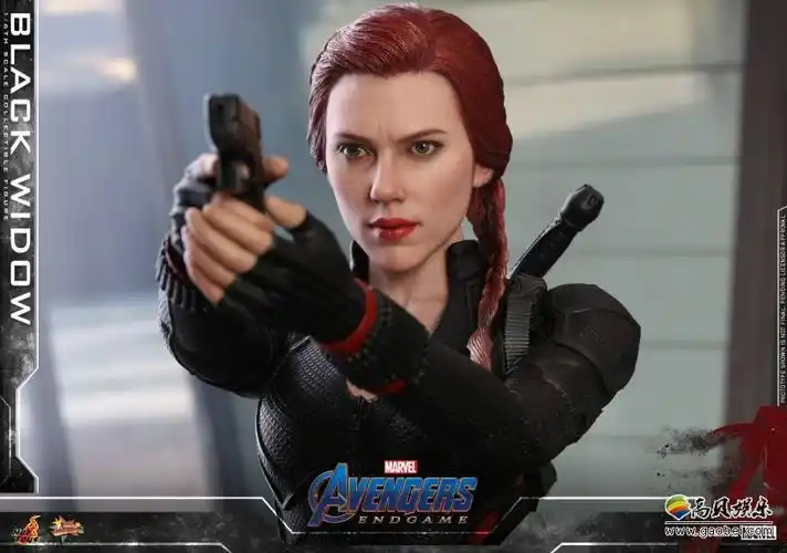 hottoys复仇者联盟4黑寡妇16比例珍藏人偶红长辫造型优雅干练