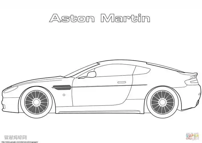 阿斯顿马丁简笔画图片阿斯顿马丁超级跑车简笔画图片跑车阿斯顿马丁