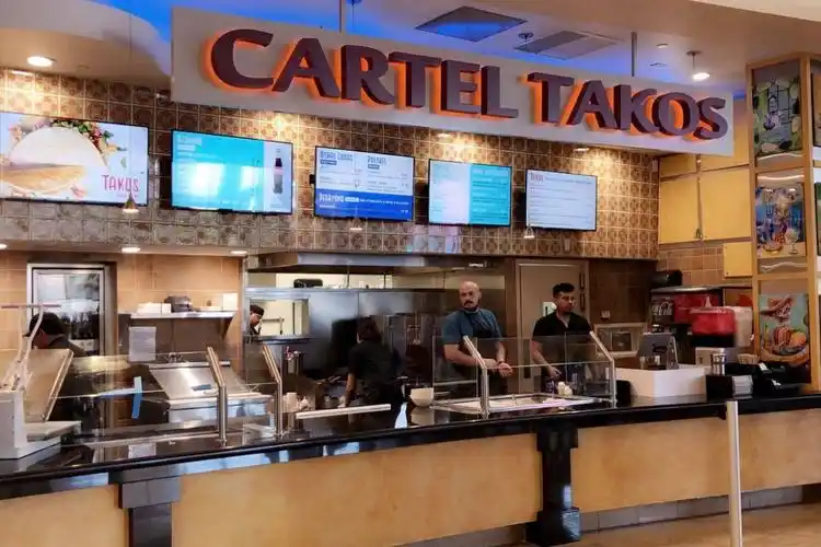 wing addiction and cartel takos now serving at the mall