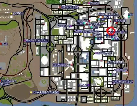 圣安地列斯夜总会在哪里要地图