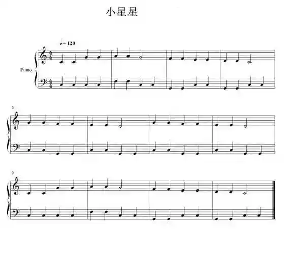 大提琴小星星五线谱简谱求小星星的小提琴五线谱谢谢啦