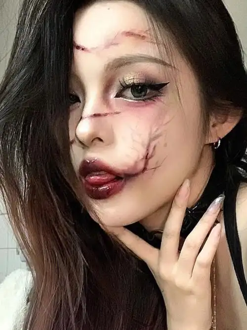 女鬼妆,坐标利兹,需要请提前预约#利兹大学  #英国化妆师  #英国毕业