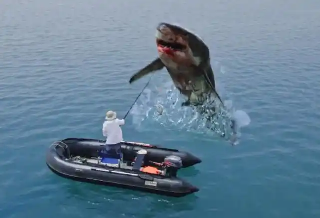《大鲨鱼》上映,年轻水手勇斗巨鲨,剧情太荒诞!_林凯