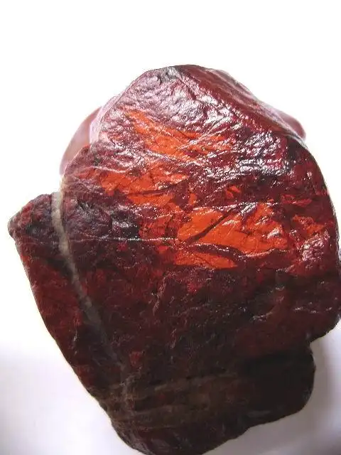 推荐收藏:火焰山上好风光-70克天然三色鸡肝石(3268)