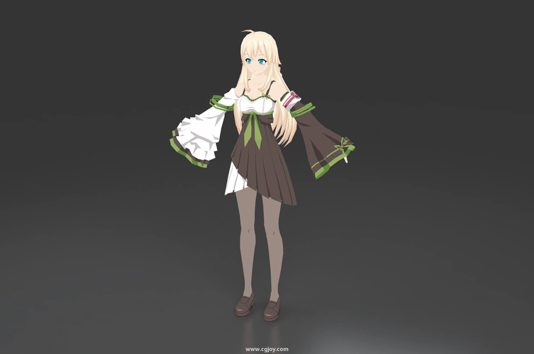 cg模型下载 cg模型种类: 人物  女  cg模型风格: q版  cg模型类别