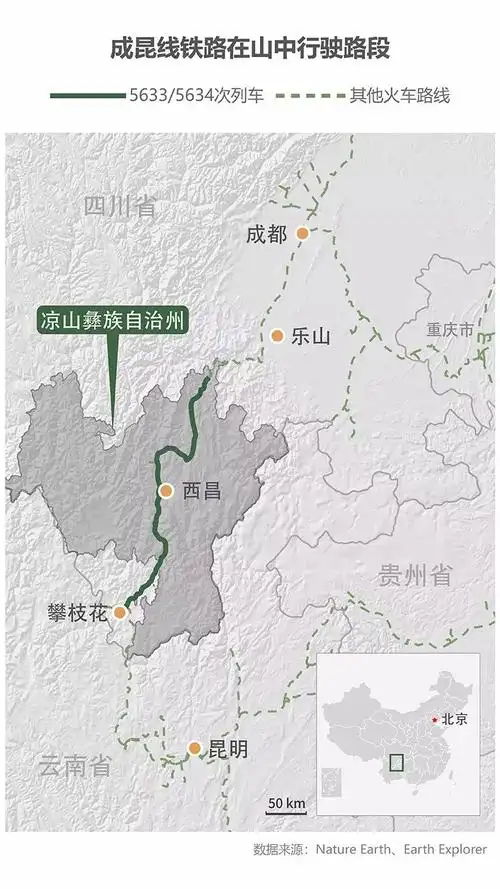 穿行大凉山的慢火车票价低至两元