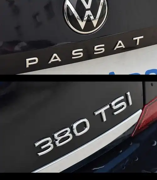 适用于大众帕萨特字母贴车尾车标改装330380tsi新款装饰贴passat车标