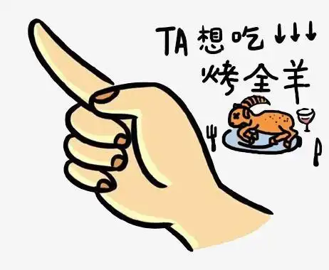 内蒙烤全羊简笔画