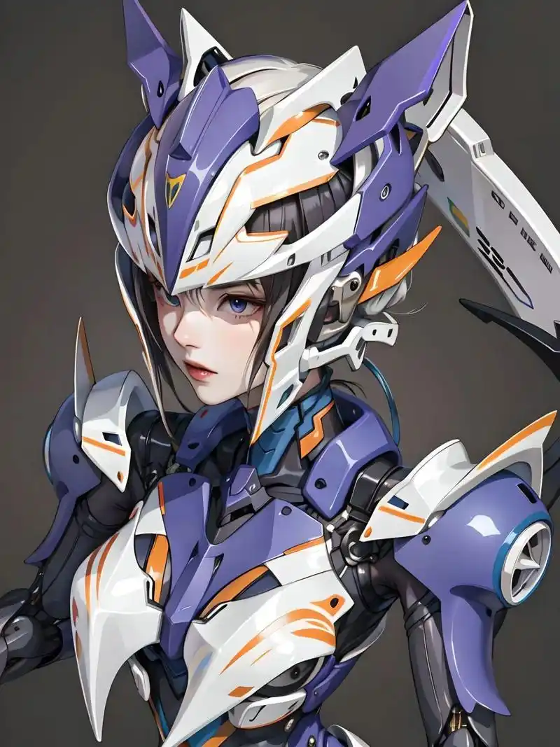 ai赛博朋克机甲少女| 模型越来越成熟了