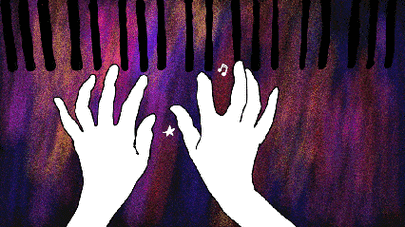 动漫gif双手gif弹琴gif音乐gif