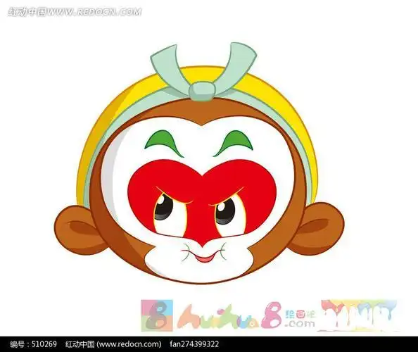 京剧脸谱猴王简笔画