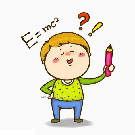 思考问题的小男孩简笔画