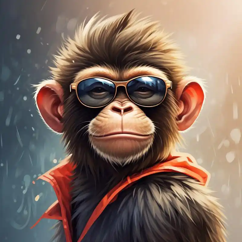 卡通风格的猴子头像92快来领取吧!