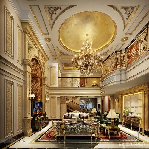 精致200平欧式别墅客厅图片欣赏