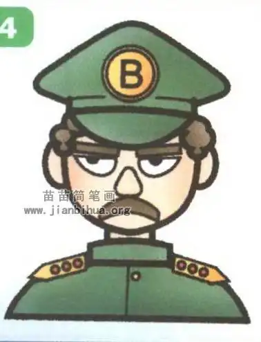 尼摩船长人物形象简笔画