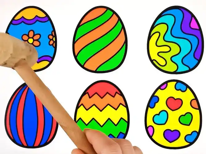 给6个万圣节彩蛋画上漂亮的图案