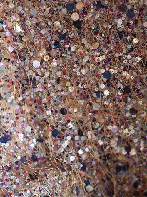 流苏亮片面料小众进口面料