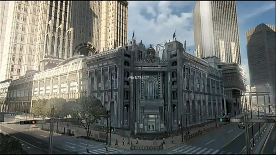 最终幻想15游戏内现代都市艺术图