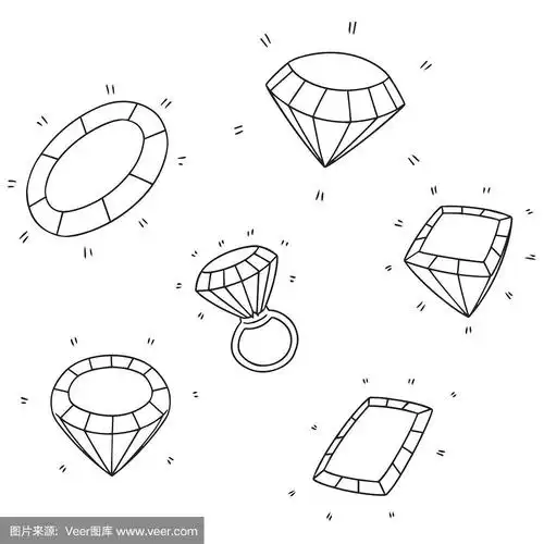 钻石简笔画图片(钻石简笔画图片简单)