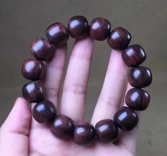 海南霸王林野生料1415紫油梨老型珠手串