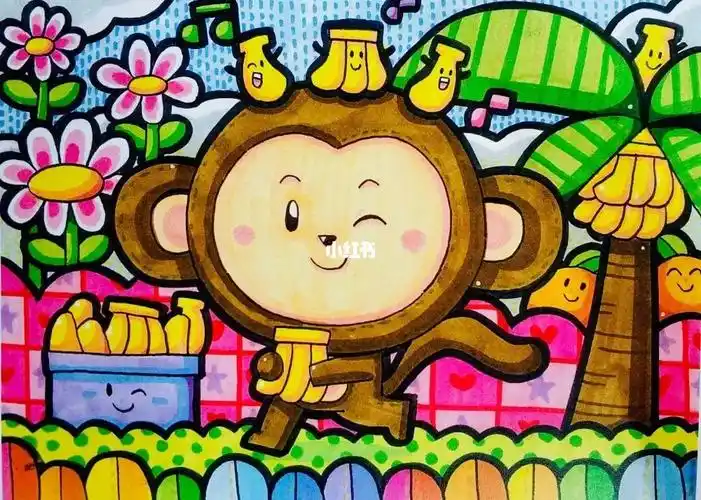 创意美术儿童画  #范画  #创意美术  #儿童画  #创意儿童画  #马克笔