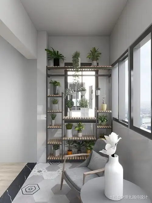 首义小区旧房整体改造阳台现代简约阳台设计图片赏析