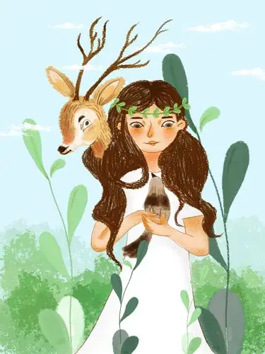 小鹿女孩