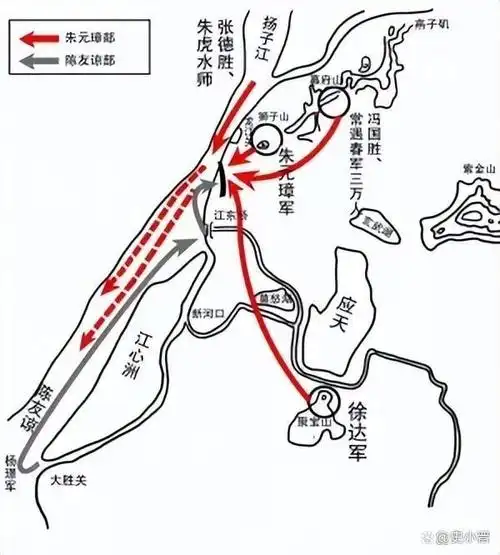 陈友谅与朱元璋的两次交锋,最终兵败鄱阳湖!