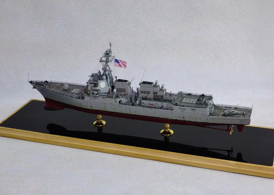 军模欣赏:1/350 阿利伯克级驱逐舰ddg-98"福莱斯特.