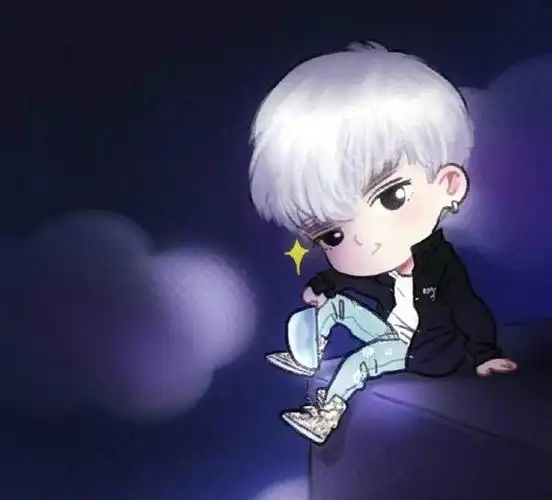 男星萌漫头像,李易峰,吴亦凡帅气,但还是被胡歌萌到了!