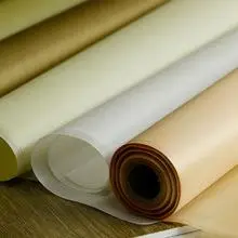 熟绢团扇作画真丝六丝矾绢仿古加厚绘画桑蚕丝国画米黄色