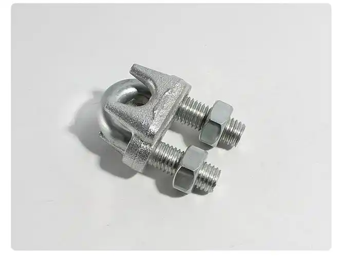 国标重型钢丝绳卡扣固定紧固卡头夹头u型卡锁扣紧固猫抓m3m6m8m45定制