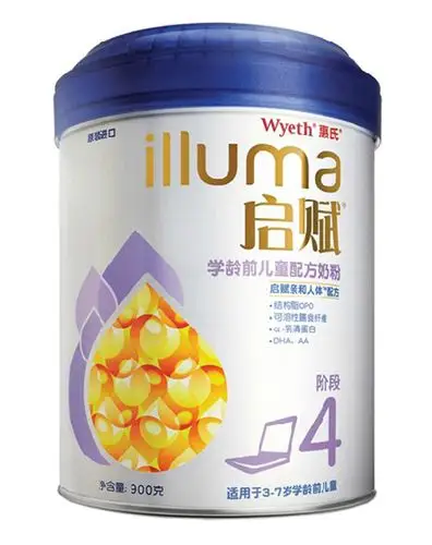 illuma惠氏启赋4段学龄前儿童配方奶粉900g