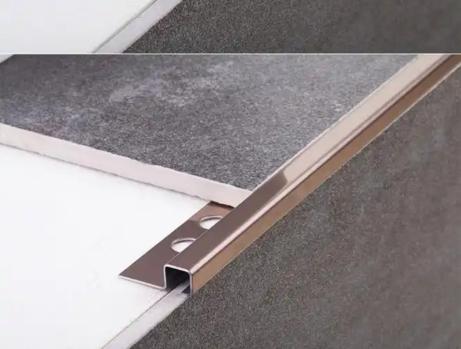 定制304不锈钢阳角线 装饰线条角线 瓷砖脚踢线 墙角修边线收边条