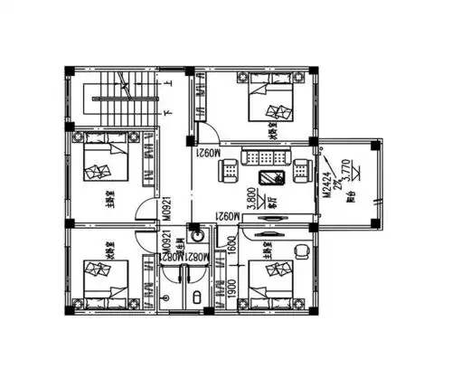超级实用小户型100㎡以内二层欧式别墅设计