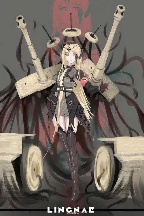 虎式坦克娘化军事武器娘化