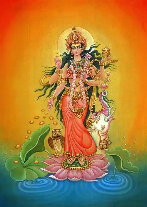 乔哈里绘的幸运女神