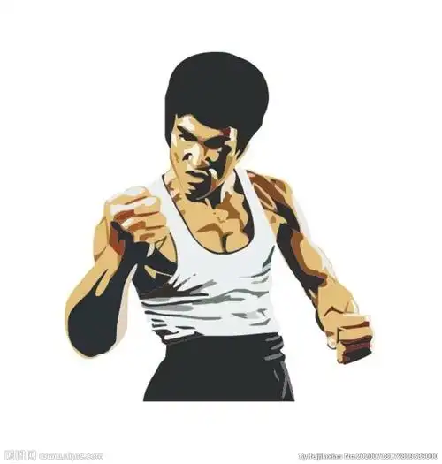 矢量李小龙图片