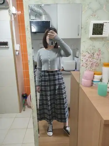 158厘米120斤微胖穿搭