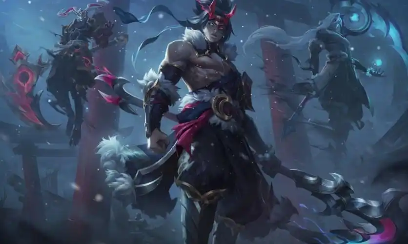 壁纸截图《lol纯白之月凯隐皮肤原画动态壁纸》是游戏《英雄联盟》的